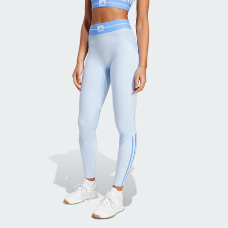 ADIDAS ORIGINALS Legging Hyperglam Rib 1/1 Glow Blue / Blue Fusion FEMME