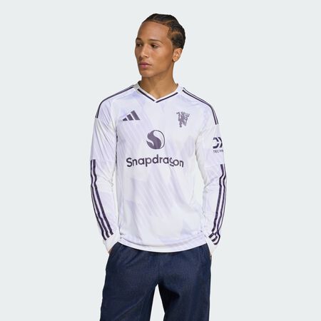 ADIDAS PERFORMANCE Maillot extérieur à manches longues Manchester United 25/26 White HOMME