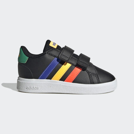 ADIDAS SPORTSWEAR Chaussure à scratch Grand Court Lifestyle Core Black / Lucid Blue / Court Green BÉBÉ