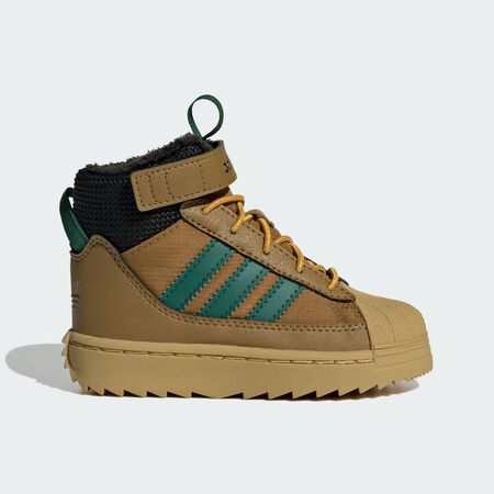 ADIDAS ORIGINALS Chaussure Superstar Winter Trek Enfants Bronze Strata / Collegiate Green / Golden Beige BÉBÉ