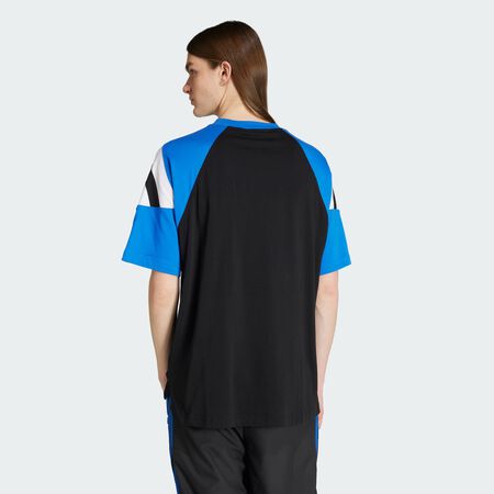 ADIDAS ORIGINALS T-shirt lignes de coutures Archive Black / Blue HOMME