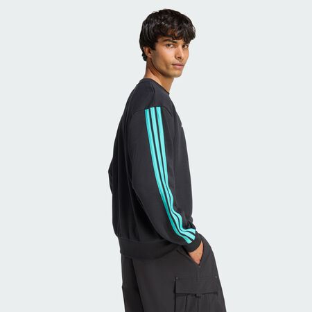 ADIDAS PERFORMANCE SWEAT-SHIRT MERCEDES - AMG PETRONAS FORMULA 1 TEAM DNA Black / Semi Mint Rush HOMME