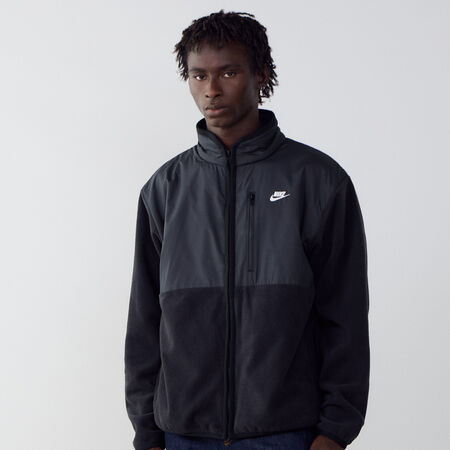NIKE JACKET FZ CLUB WINTERIZED NOIR/BLANC HOMME