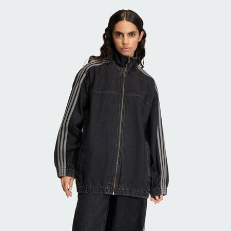 ADIDAS ORIGINALS VESTE DE SURVÊTEMENT DENIM FIREBIRD ADILENIUM True Black Denim FEMME