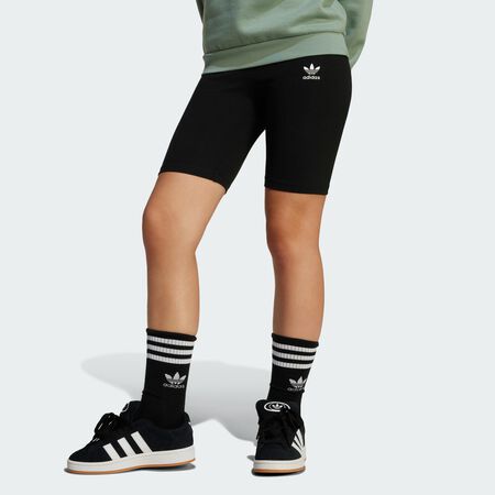 ADIDAS ORIGINALS Short cycliste côtelé Black JUNIOR