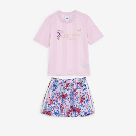 ADIDAS ORIGINALS TEE SET LIBERTY ROSE/MULTICOLORE CADET