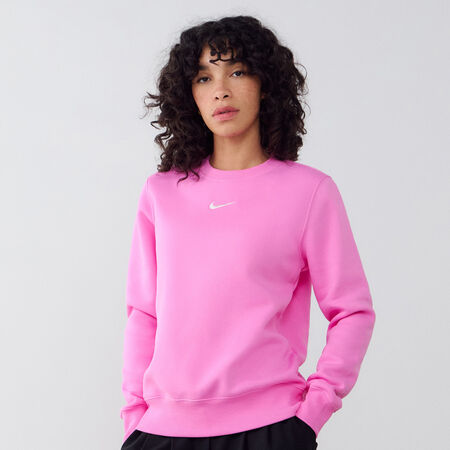 NIKE SWEAT CREW CLUB CENTERED LOGO ROSE FEMME