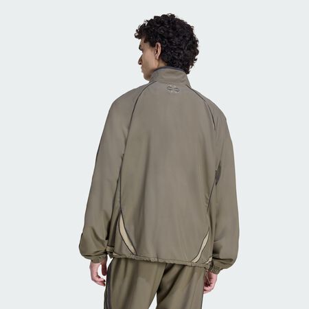 ADIDAS ORIGINALS Veste de survêtement Teamgeist Adicolor Blanch Brown HOMME