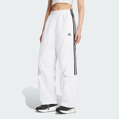 ADIDAS ORIGINALS Teamgeist Adicolor Oversized Track Pants White WOMEN