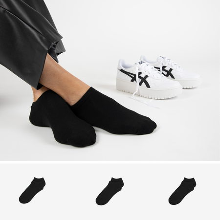 COURIR PACK CHAUSSETTES X3 INVISIBLES COURIR NOIR MIXTE