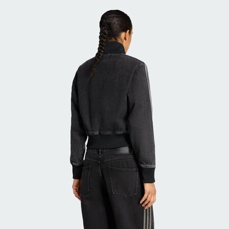 ADIDAS ORIGINALS VESTE DE SURVÊTEMENT DENIM FIREBIRD True Black Denim FEMME
