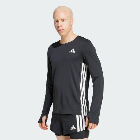 ADIDAS PERFORMANCE T-shirt manches longues de running Adizero Black HOMME