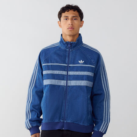 ADIDAS ORIGINALS JACKET FZ THE FIRST BLEU/BLANC HOMME