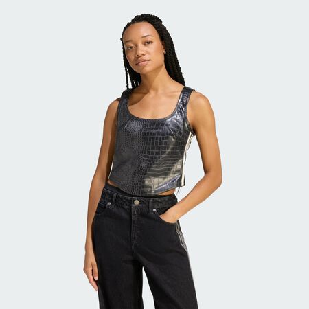 ADIDAS ORIGINALS CORSET MATIÈRE SYNTHÉTIQUE Black FEMME