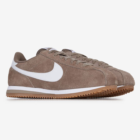 NIKE cortez CORTEZ SUEDE MARRON/BLANC FEMME