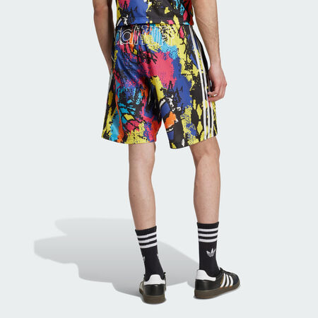 ADIDAS ORIGINALS Short Archive AOP à entrejambe de 23 cm Multicolor / Bright Yellow HOMME