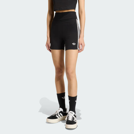 ADIDAS ORIGINALS SHORT 3 BANDES Black / White FEMME
