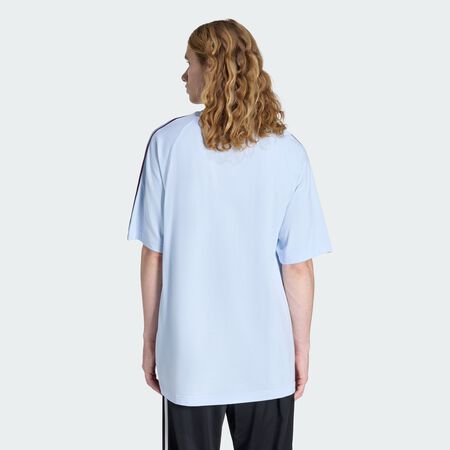 ADIDAS ORIGINALS T-SHIRT BRITCORE SHORT SLEEVE RINGER Crystal Sky HOMME