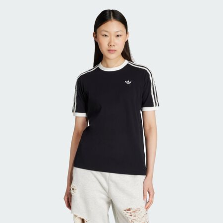 ADIDAS ORIGINALS T-shirt 3 bandes volants adidas Originals Black FEMME