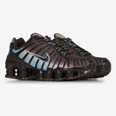 NIKE shox SHOX TL NOIR/BLEU FEMME