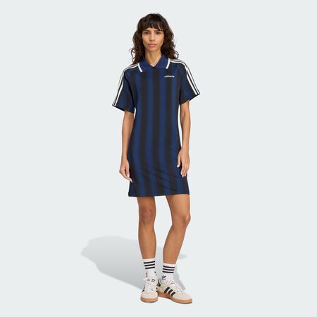 ADIDAS ORIGINALS Robe graphique inspirée du football Night Indigo FEMME