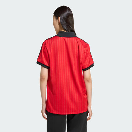 ADIDAS ORIGINALS Maillot graphique inspiré du football Better Scarlet FEMME