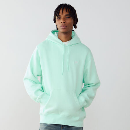 HOODIE CLUB SMALL LOGO : VERT/BLANC