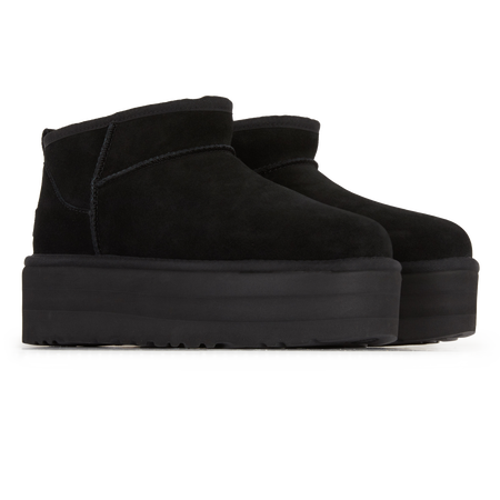 UGG classic mini CLASSIC ULTRA MINI PLATFORM NOIR FEMME
