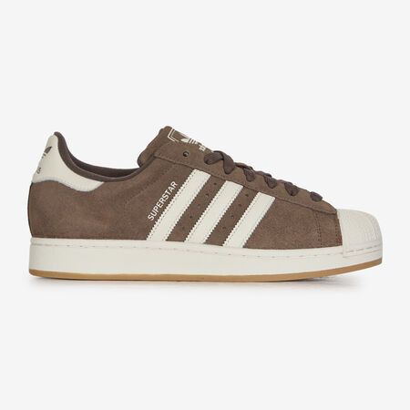 ADIDAS ORIGINALS superstar SUPERSTAR II SUEDE MARRON/BLANC HOMME