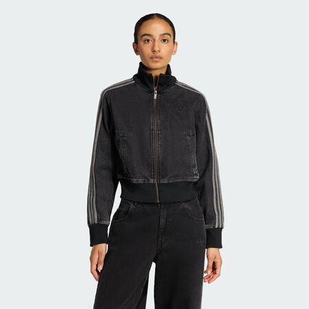 ADIDAS ORIGINALS VESTE DE SURVÊTEMENT DENIM FIREBIRD True Black Denim FEMME