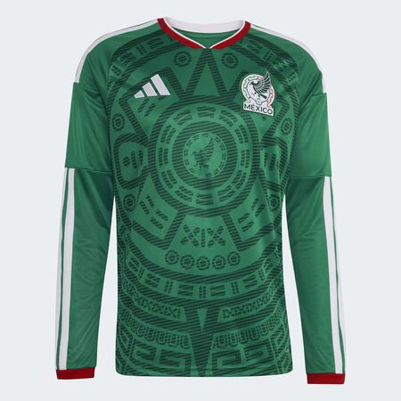 ADIDAS PERFORMANCE Mexico 26 Home Long Sleeve Jersey Bold Green MEN
