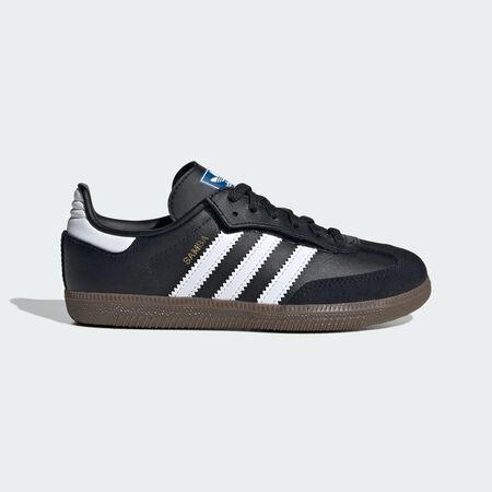 ADIDAS ORIGINALS Chaussure lacets élastiques fermeture confortable Samba OG Enfants Core Black / Cloud White / Gum CADET