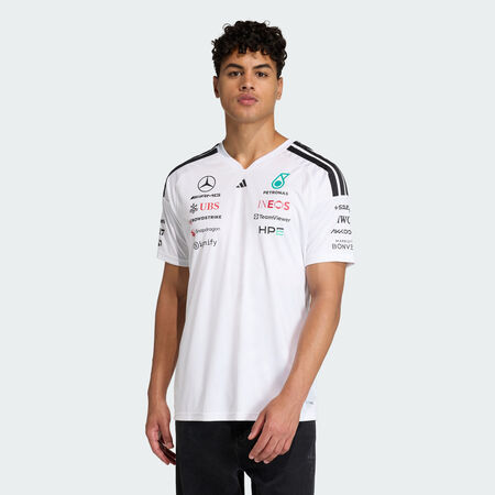 ADIDAS PERFORMANCE MAILLOT PILOTE MERCEDES - AMG PETRONAS FORMULA 1 TEAM White HOMME