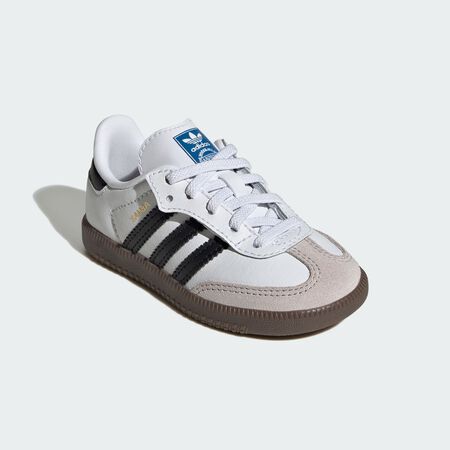 ADIDAS ORIGINALS Chaussure lacets élastiques fermeture confortable Samba OG Enfants White / Core Black / Gum BÉBÉ