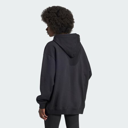 ADIDAS ORIGINALS Essentials Loose French Terry Hoodie Black WOMEN
