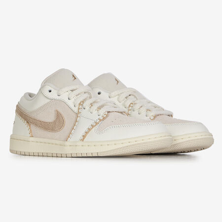 JORDAN air jordan 1 AIR JORDAN 1 LOW FUR BEIGE/BLANC FEMME