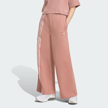 ADIDAS ORIGINALS Pantalon ample 3 bandes décalées Warm Clay FEMME
