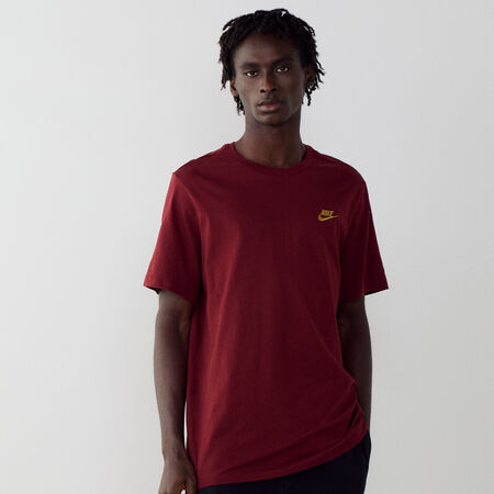 HOODIE CLUB SMALL LOGO : BORDEAUX/BLANC