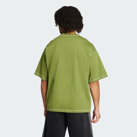 ADIDAS ORIGINALS T-shirt Trèfle Essentials Tech Olive HOMME