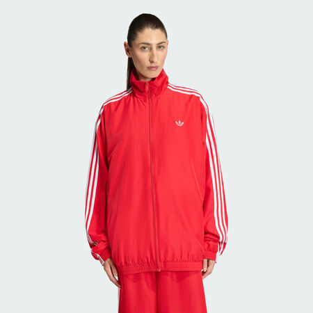 ADIDAS ORIGINALS VESTE DE SURVÊTEMENT FIREBIRD ADILENIUM Better Scarlet / White FEMME