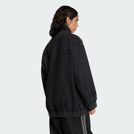 ADIDAS ORIGINALS VESTE DE SURVÊTEMENT DENIM FIREBIRD ADILENIUM True Black Denim FEMME