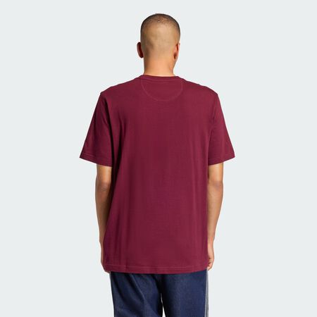 ADIDAS ORIGINALS ESSENTIAL LOOSE SHORT SLEEVES TEE Maroon MEN