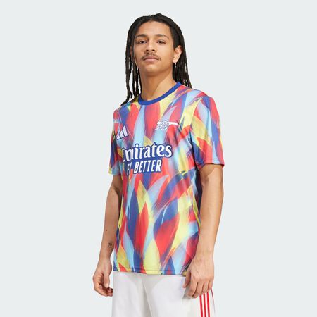 ADIDAS PERFORMANCE Maillot d'échauffement Arsenal 25/26 Victory Blue / Pure Ruby / Bright Yellow / Bright Cyan HOMME