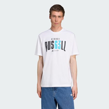 ADIDAS PERFORMANCE Mercedes - AMG Petronas Formula One Team George Russell Tee White MEN