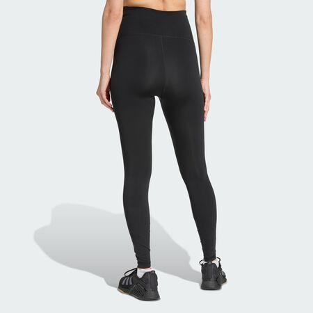 ADIDAS PERFORMANCE Optimé Essentials Full-Length Leggings (Maternity) Black / Carbon WOMEN