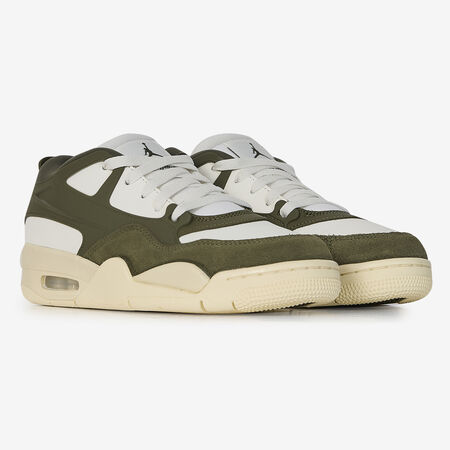 JORDAN AIR JORDAN 4 RM WHITE/KHAKI WOMEN