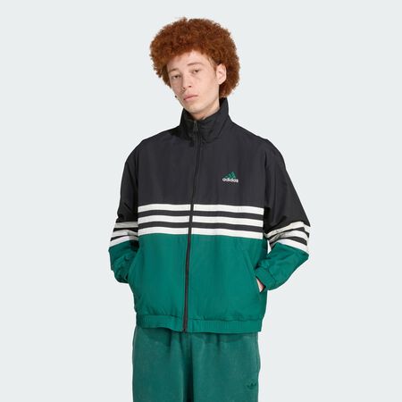 ADIDAS ORIGINALS Archive Track Top Black / Collegiate Green MEN