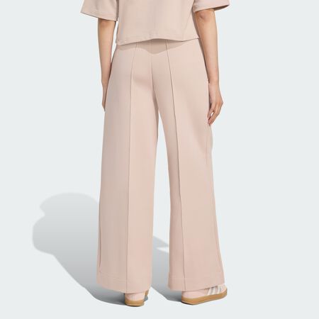 ADIDAS ORIGINALS Off Placed 3-Stripes Wide Pant Wonder Taupe WOMEN