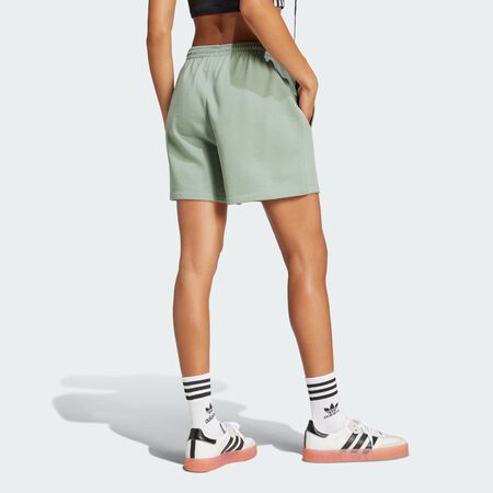 ADIDAS ORIGINALS Short molleton Essentials Silver Green FEMME