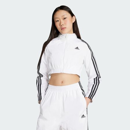 ADIDAS ORIGINALS Veste de survêtement courte Teamgeist Adicolor White FEMME
